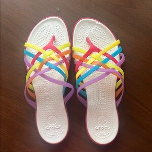 CROCS Multicolor Strappy Sandals